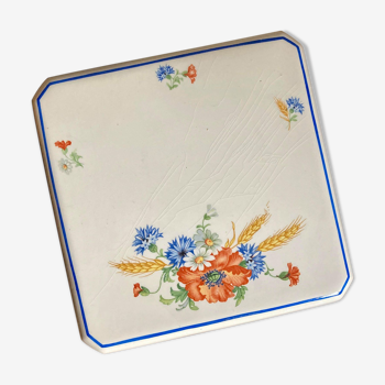 Dessous de plat en porcelaine opaque Lunéville