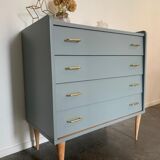 Chest of drawer compass feet