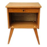 Table de chevet années 60, pieds compas