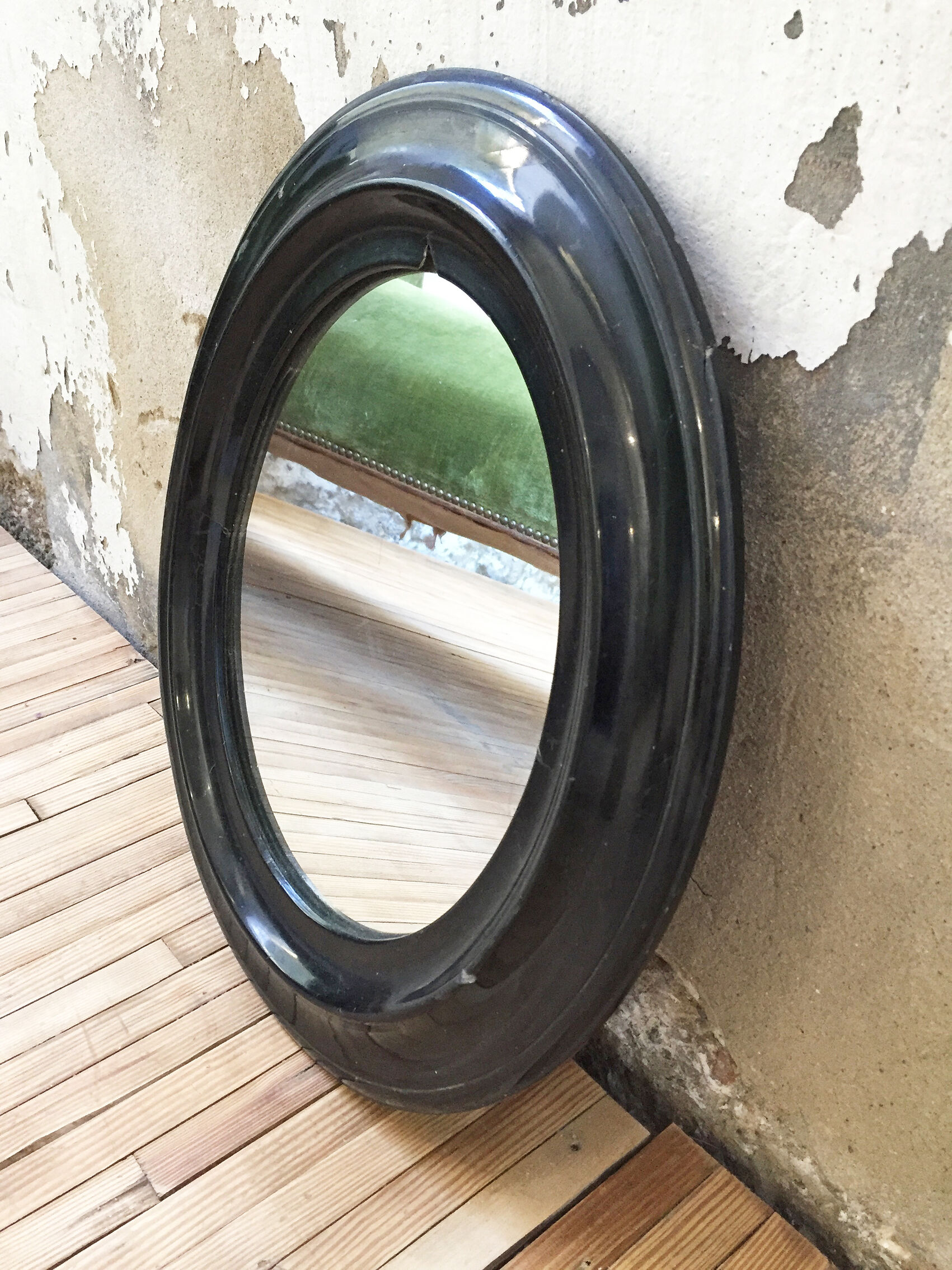 Miroir ovale Napoléon 39x45cm