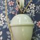 Vintage suspension, raised and lowered opaline porcelain.