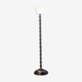 White glass floor lamp 40s