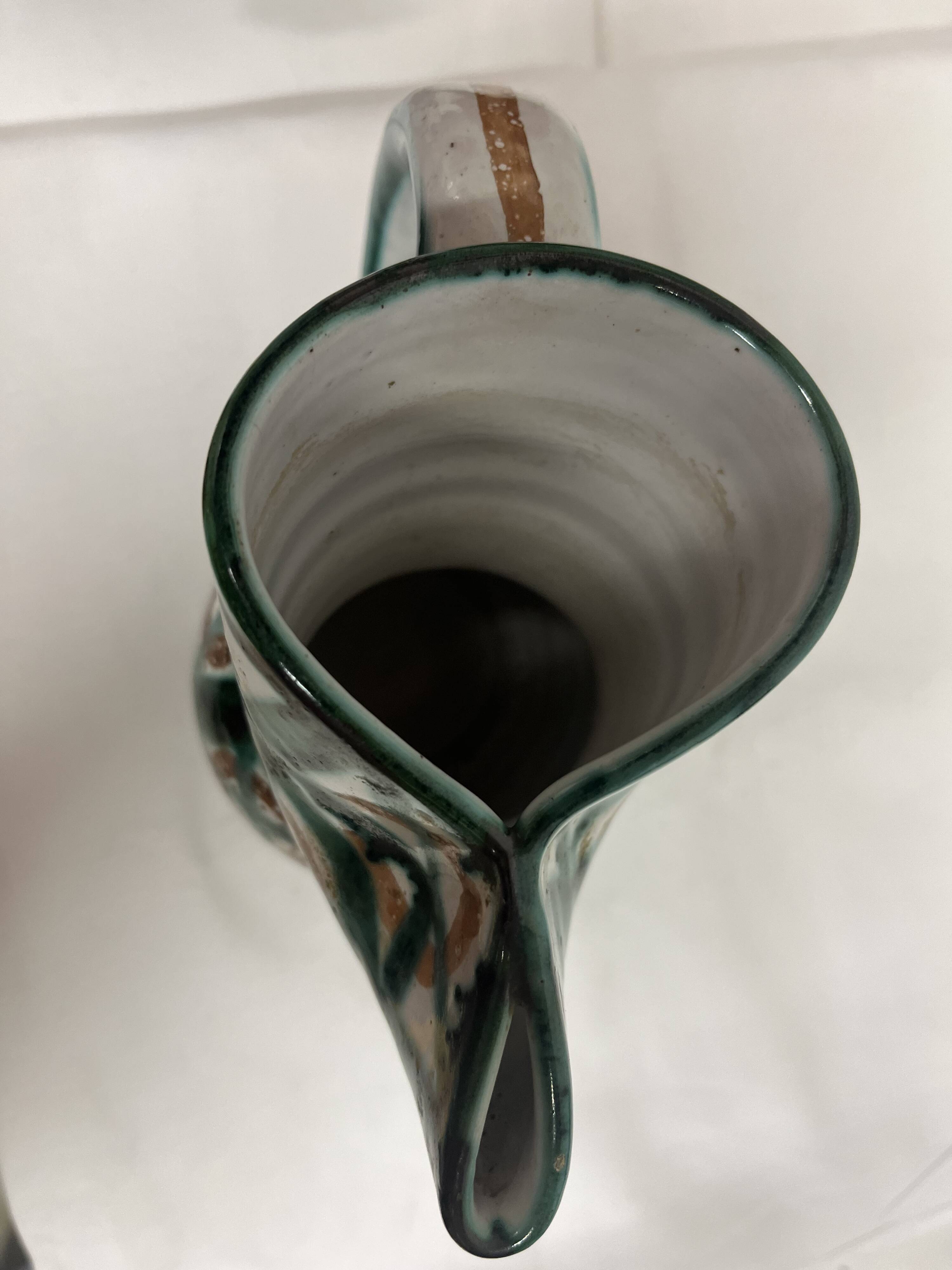 ceramic pitcher robert picault 60s