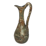 Vintage pichet aiguière en céramique Fat Lava vers 1960