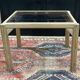 Coffee table in oak with a glass top, dating from the 1950s