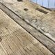 Console - raw oak carpenter's table from the 1930s