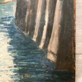 Vintage stream panel oil