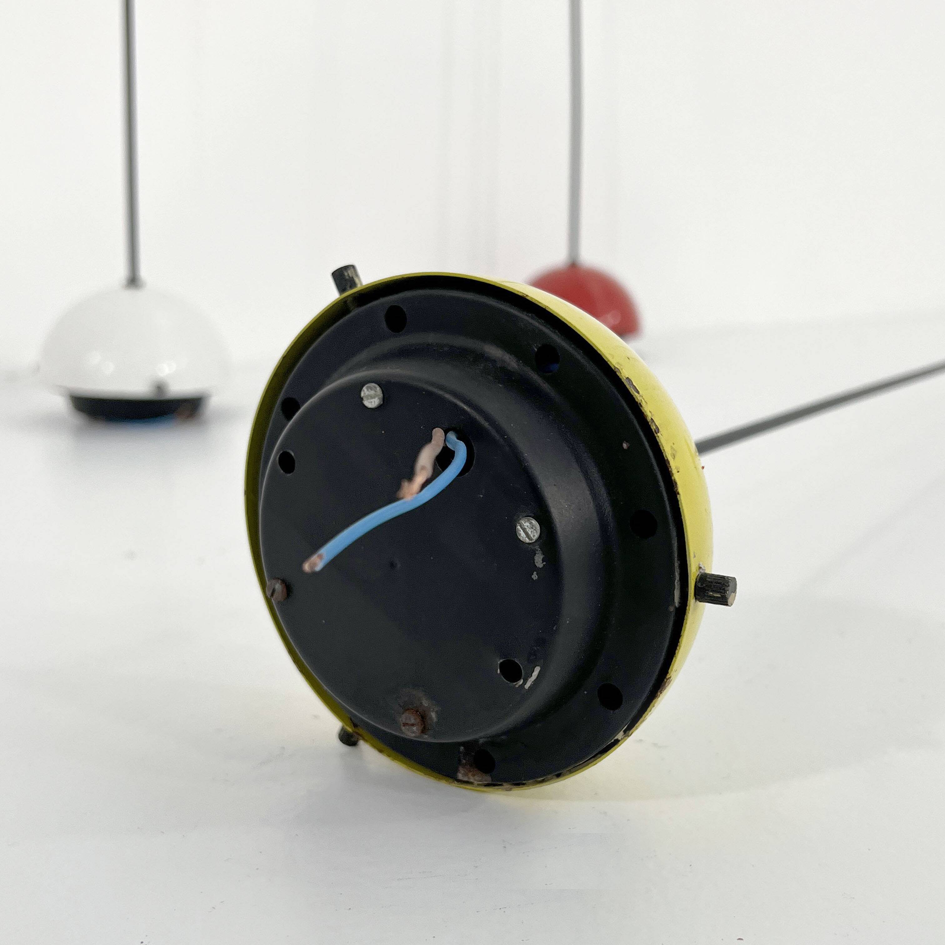 Set of 3 Pendant Lamps from Stilnovo, 1980