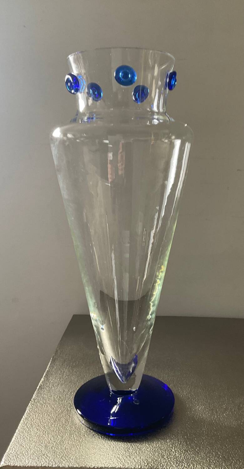 Large Borek Sipek Vase in glass paste from the 80s
