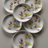 Sarreguemines dessert plates