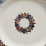 Pair of plate Boch Brothers Keramis Cellini