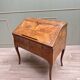 Carel Jacques-philippe Curved Sloping Desk In Louis XV Period Marquetry Stamped