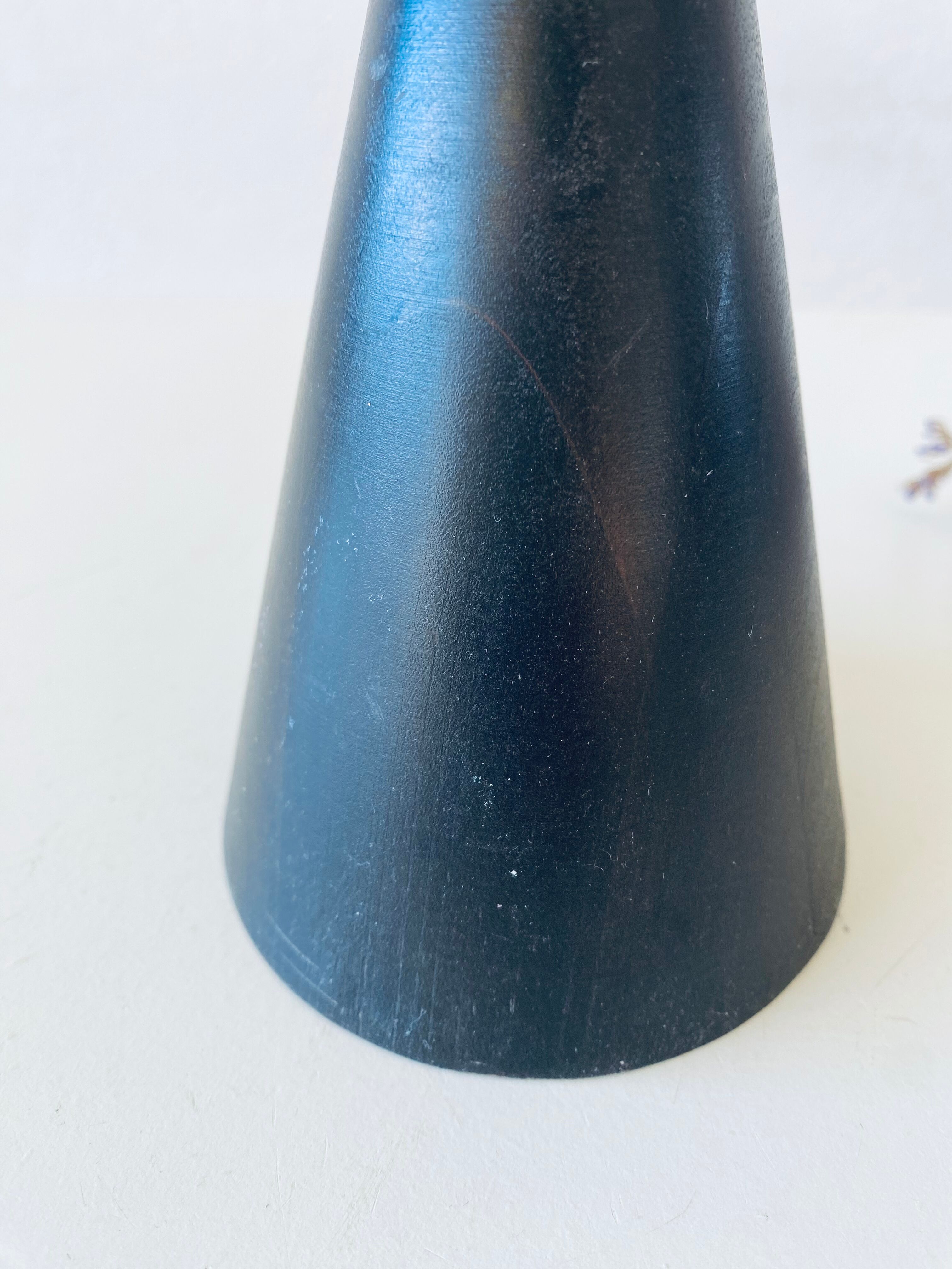 Scandinavian style wooden candle holder