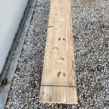 Sanded wood farm bench