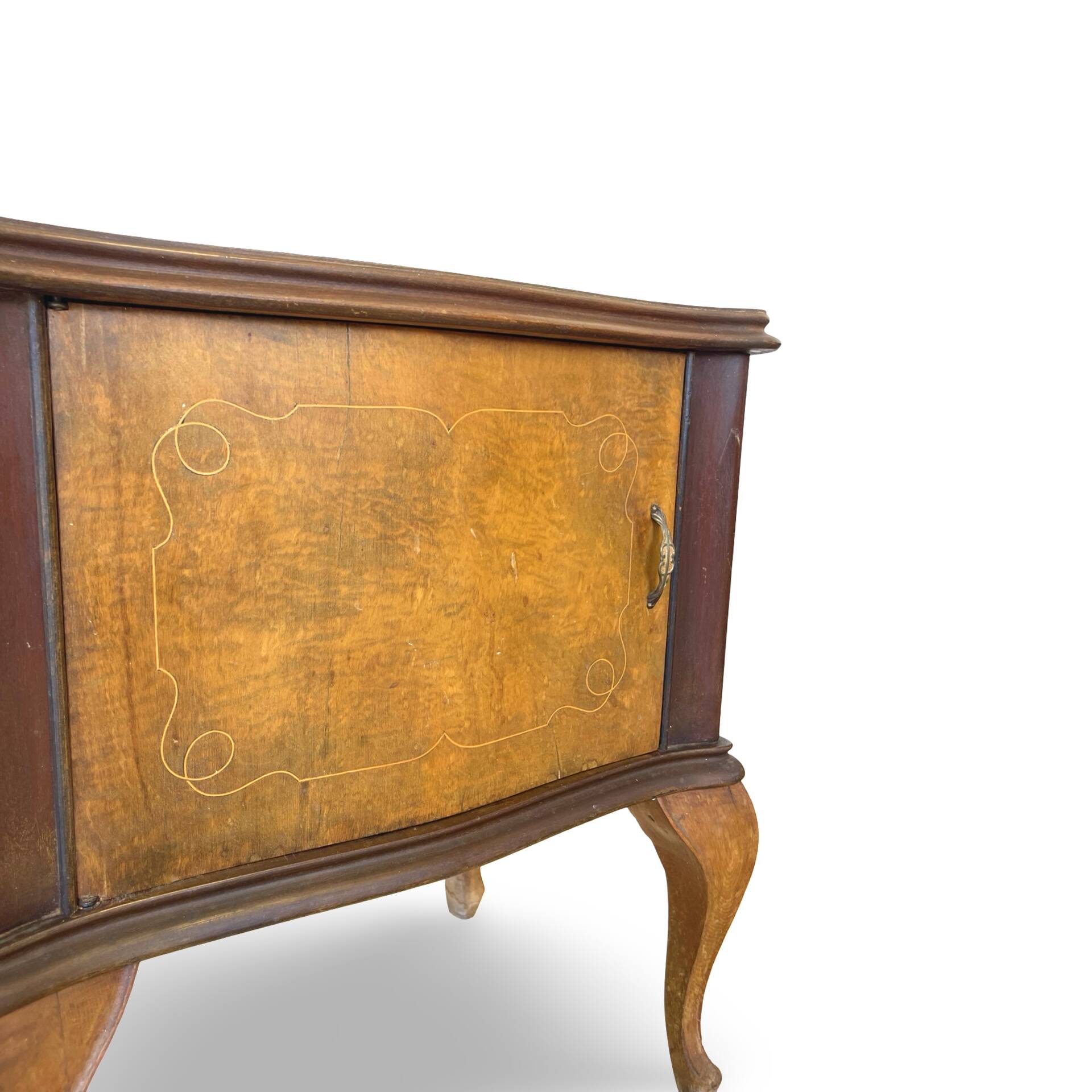 Tables de chevet/commodes Chippendale italiennes, années 1940/1950.