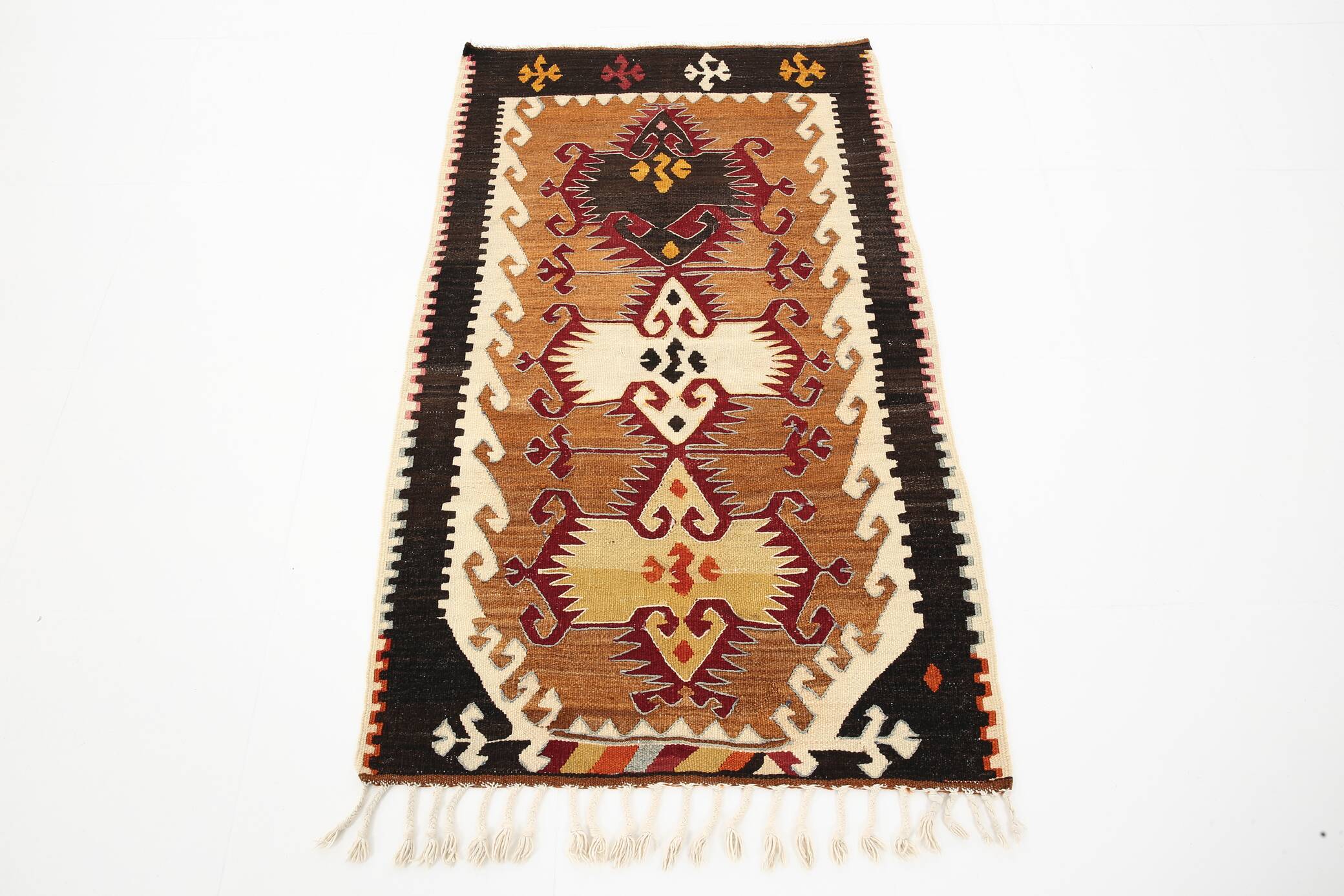 3x5 Small Size Vintage Kilim Rug, 84x137Cm