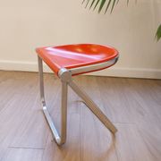Tabouret vintage Pluff rouge – Anonima Castelli