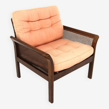 Fauteuil scandinave en hêtre, Suède, 1960