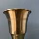 Table uplighter lamp "Cup" in metal, silver colour