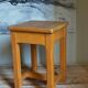 Stool reconstruction in solid wood 50s