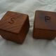 Wooden salt and pepper shaker, vintage 70s