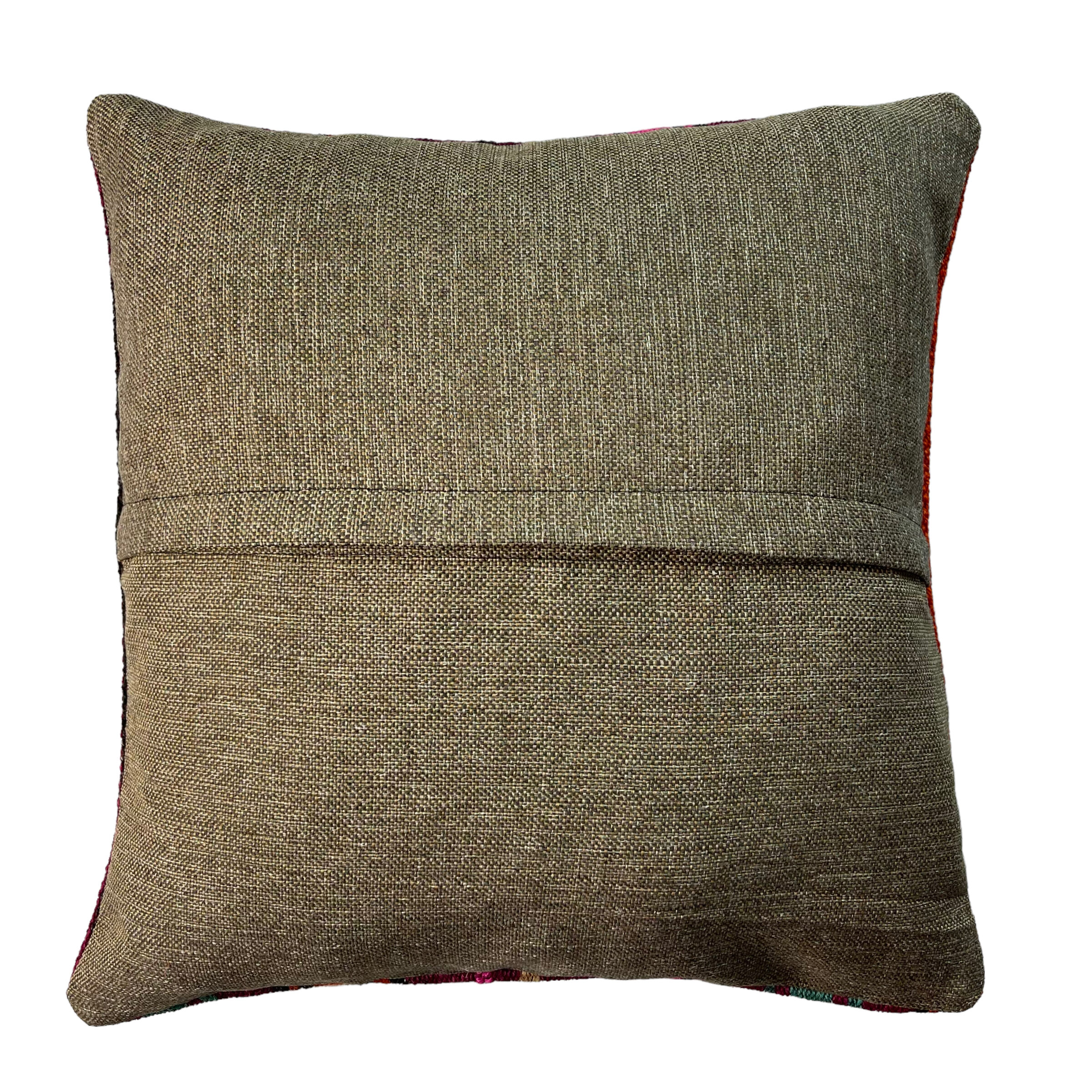 Housse de coussin kilim turc vintage 40 x 40 cm