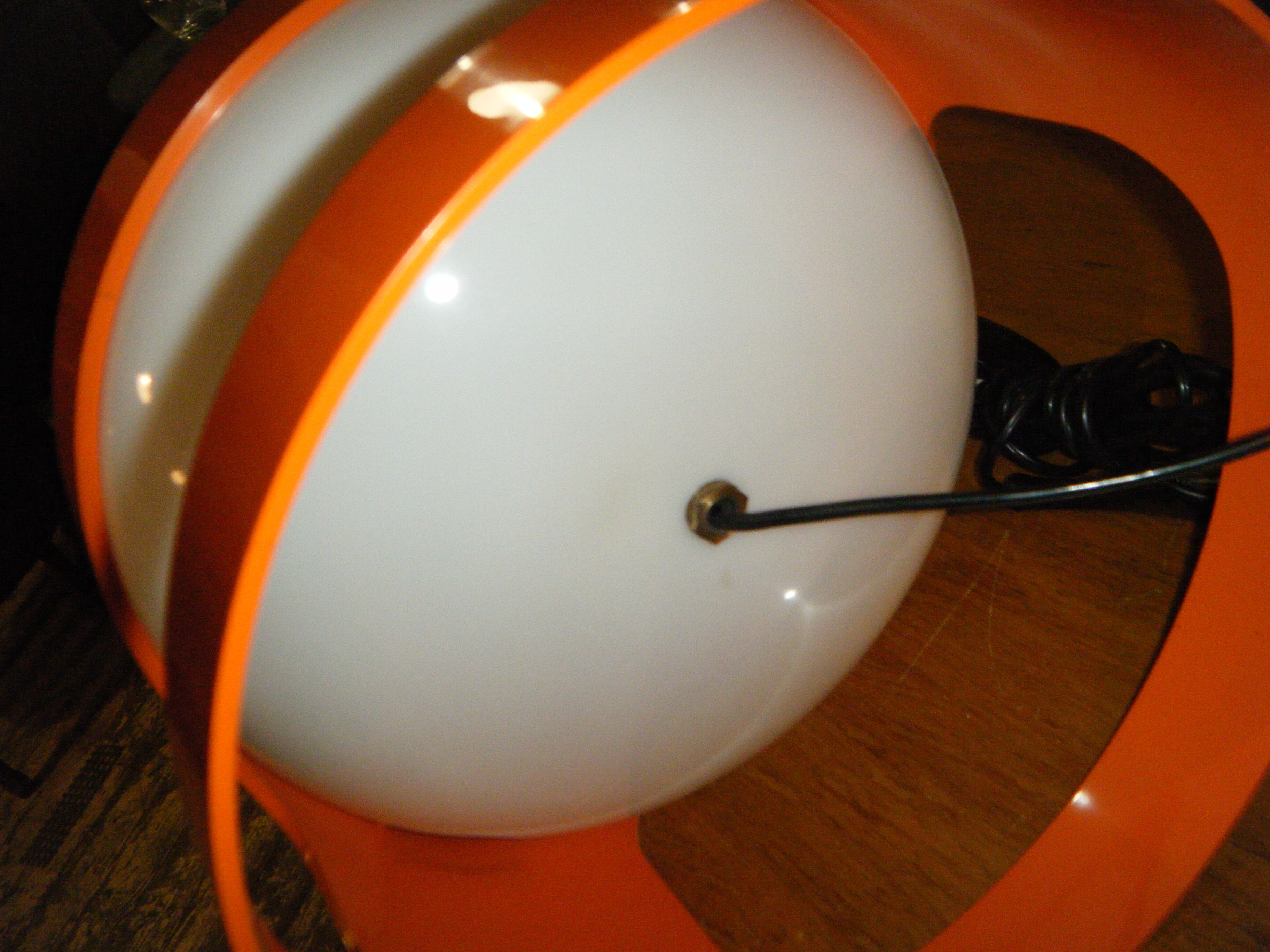 Orange KD27 colombo lamp