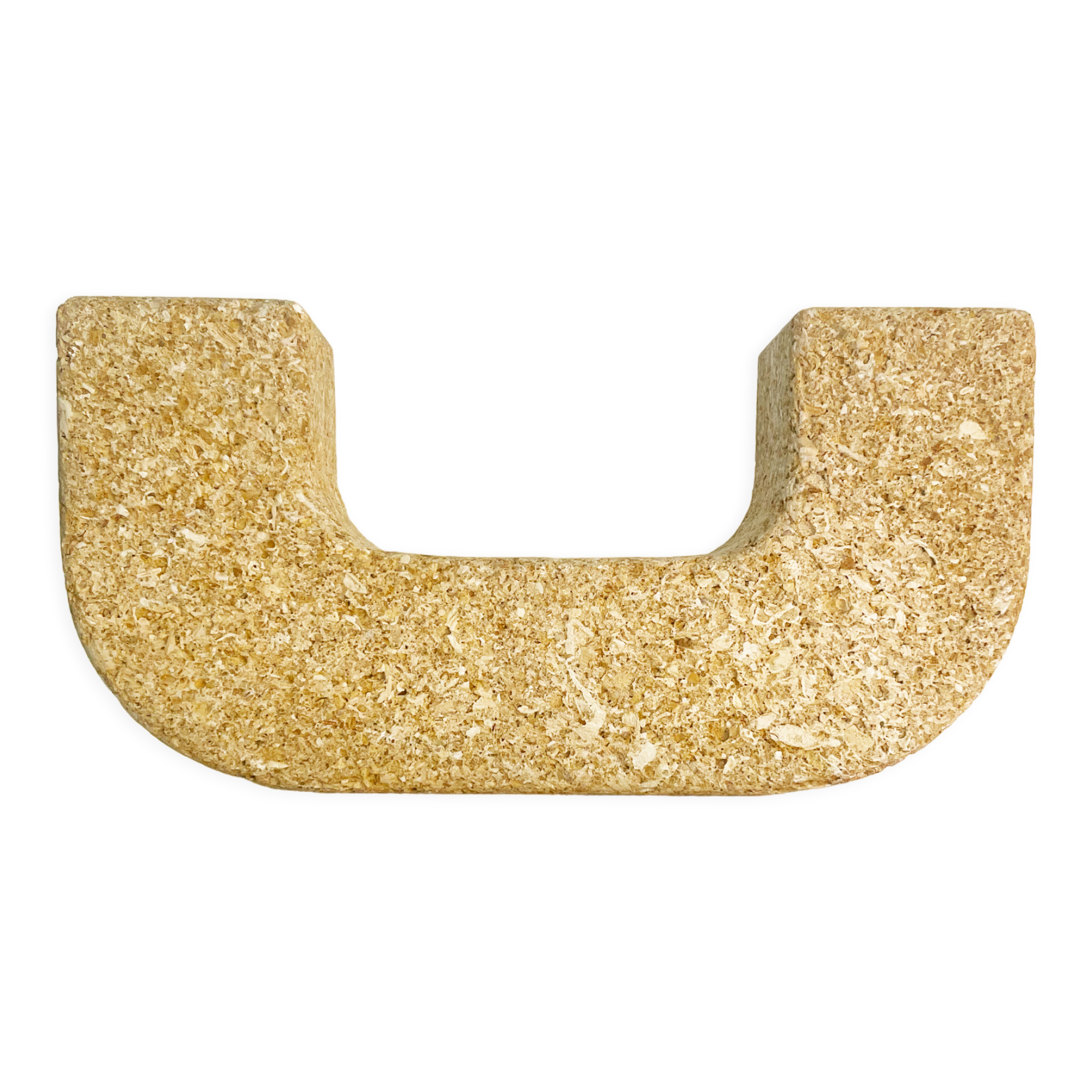 Brutalist stone candle holder