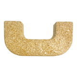 Brutalist stone candle holder