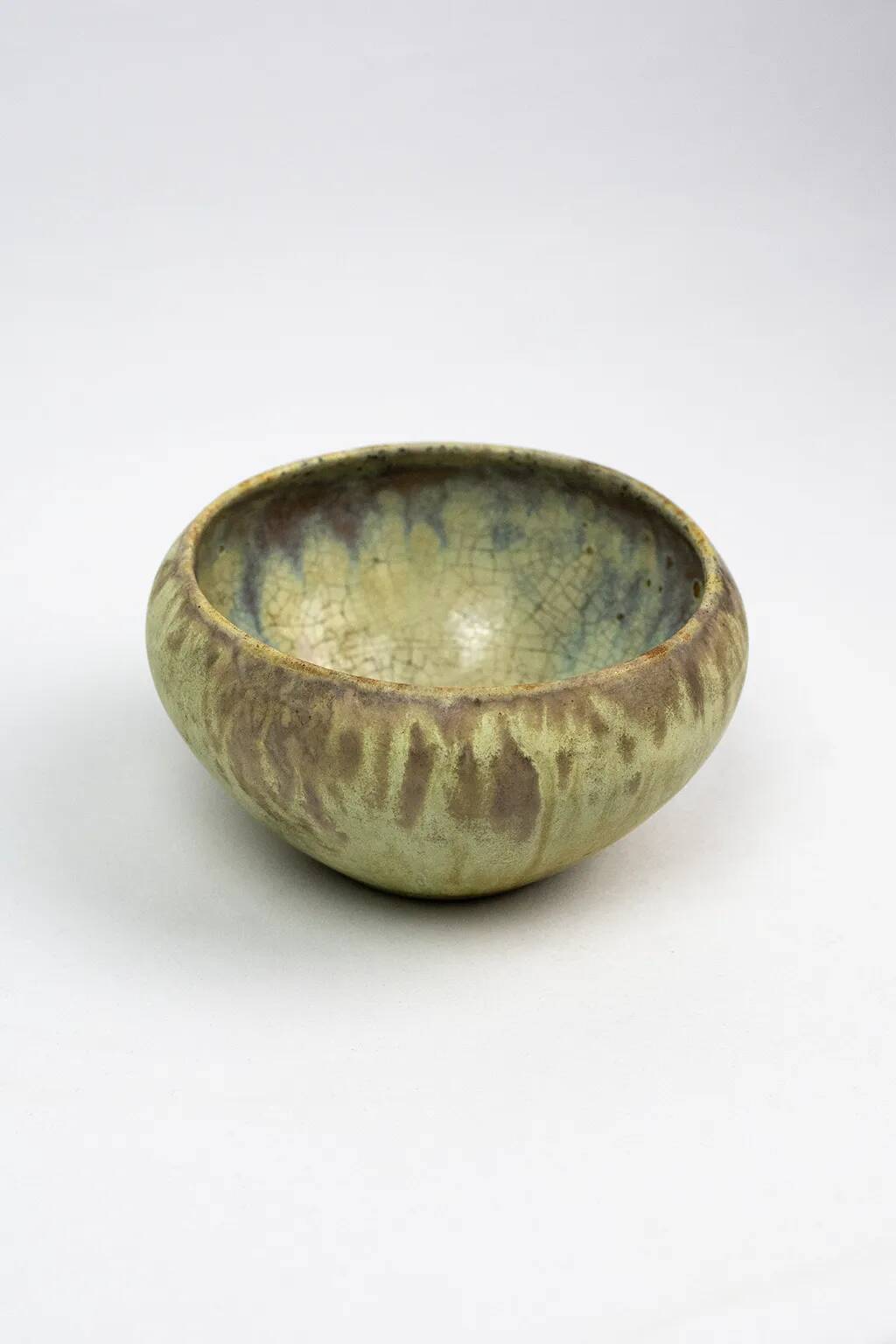 Art Nouveau glazed stoneware bowl by Alexandre Bigot - 1914