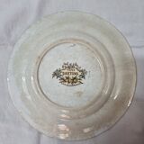 Assiettes en faïence sarreguemines : les Bretons
