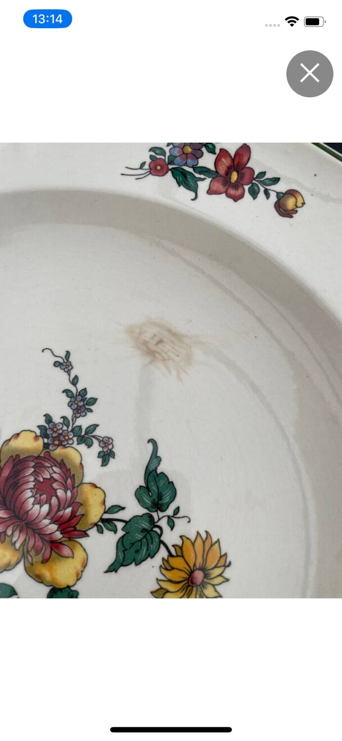 Plat en porcelaine Villeroy & Boch "Vieux Strasbourg"