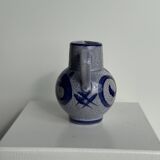 Blue mini carafe West Germany H14.5