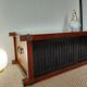 Buffet, wooden TV unit Roche Bobois, Japandi style.