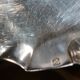 Dessert cutlery in silver plated metal