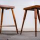 Tabourets d'Artiste en Pin, Âge d'Or, Danemark, 1850s, Set de 2