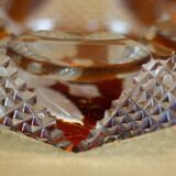 Bohemian glass ashtray by Karel Palda vintage