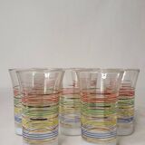 8 water glasses from the 60s