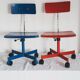 Pair of children's office chairs by Jørgen Rasmussen for Kevi