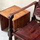 side table bedside in solid elm, Maison Regain 1970