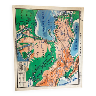 Old school map of Western Asia (n 16 bis) - Edouard Bruley