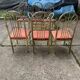 Italian brass dining table and chairs, 1970s, set of 7