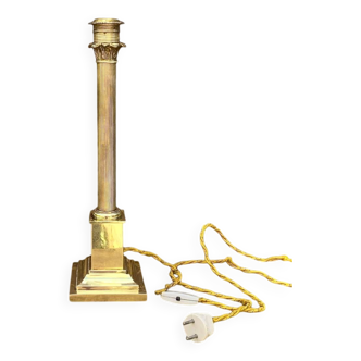 Antique solid brass lamp base - 44 cm - neoclassical style