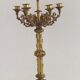 Magnificent French Louis XVI Style Bronze Seven-Light Candelabra LF Paris