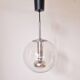 Midcentury Bubble Glass Globe Pendant by Glashütte Limburg, Germany, 1970s