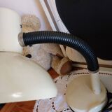 Vintage enamelled metal articulated desk lamp