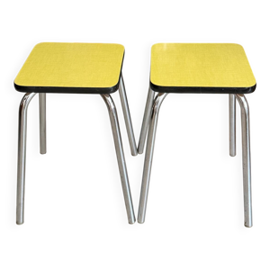 Lot de 2 tabourets formica