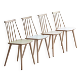 4 Chaises Farstrup 206 vert olive