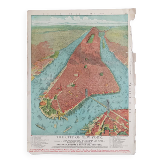 Small poster of New York City 1879