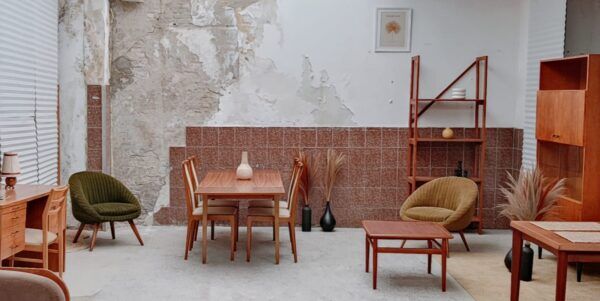 Mid century dining table